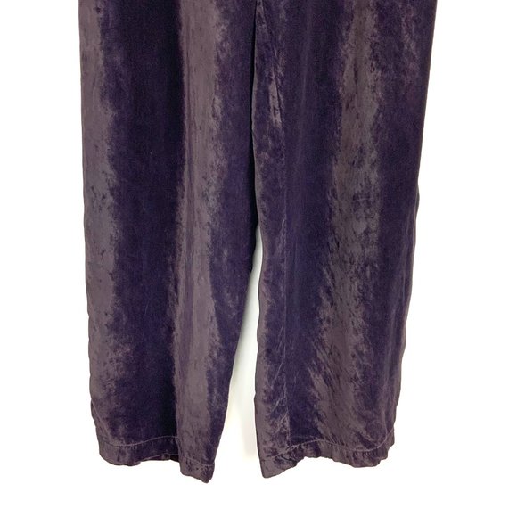 VTG CP Shades San Francisco Crushed Velvet Pants Logenlook Elastic Waist Sz S -M - Picture 16 of 16